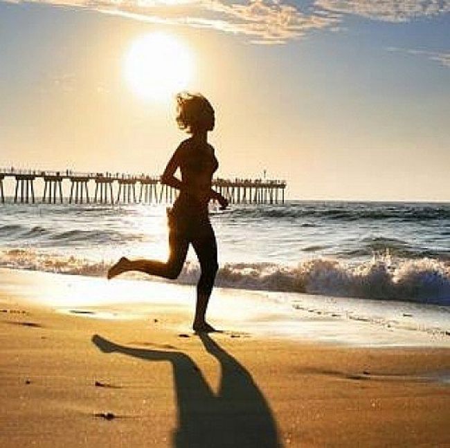 Running on the beach at dawn is one of life's great experiences. There is no better way to start the day.