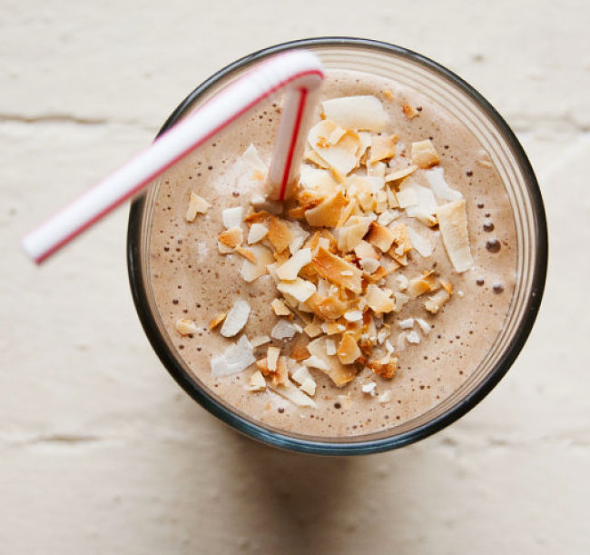 Coffee, Banana, and Hazelnut Morning Shake Recipe
