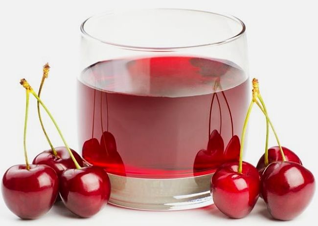 Fresh cherries make a delightful energy drink