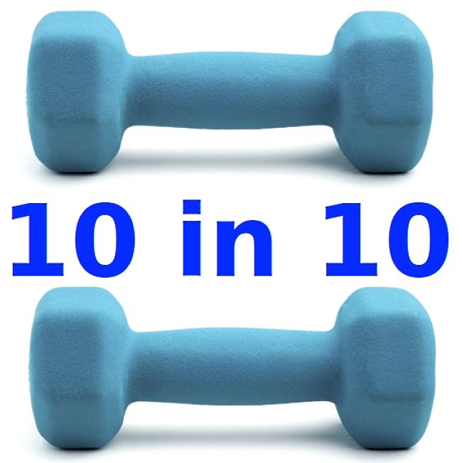 10 in 10 minute Strength and Muscle Building Exercises