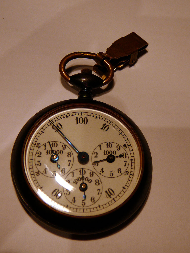 Pedometers are not new. This is an older model 
