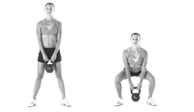 Kettlebell Sumo Deadlift Exercise