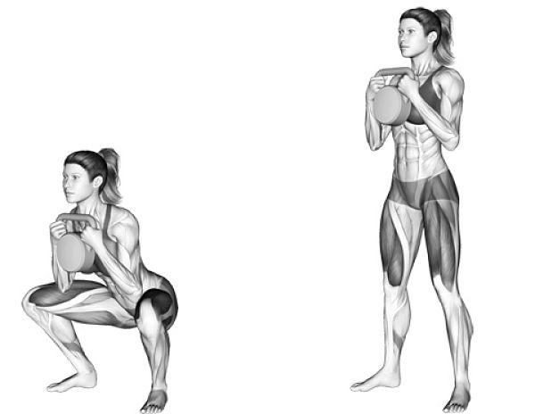 Goblet Squat Exercise