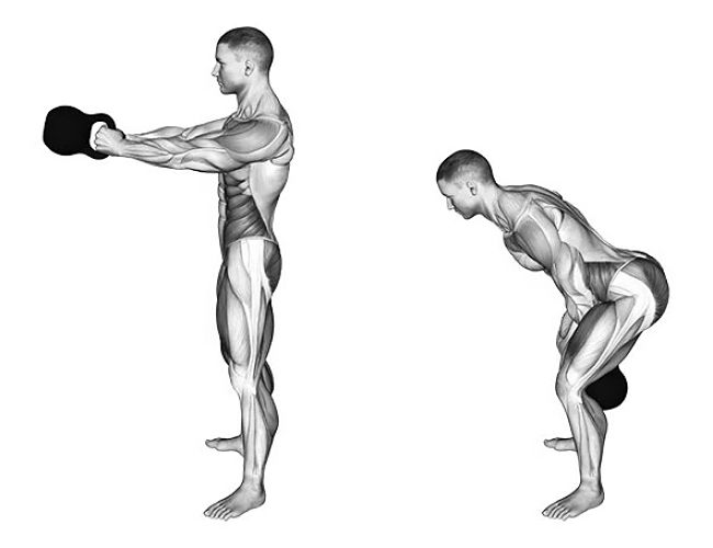 Full Kettlebell Swing Exercise