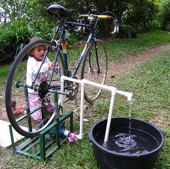 Another pedal power pump