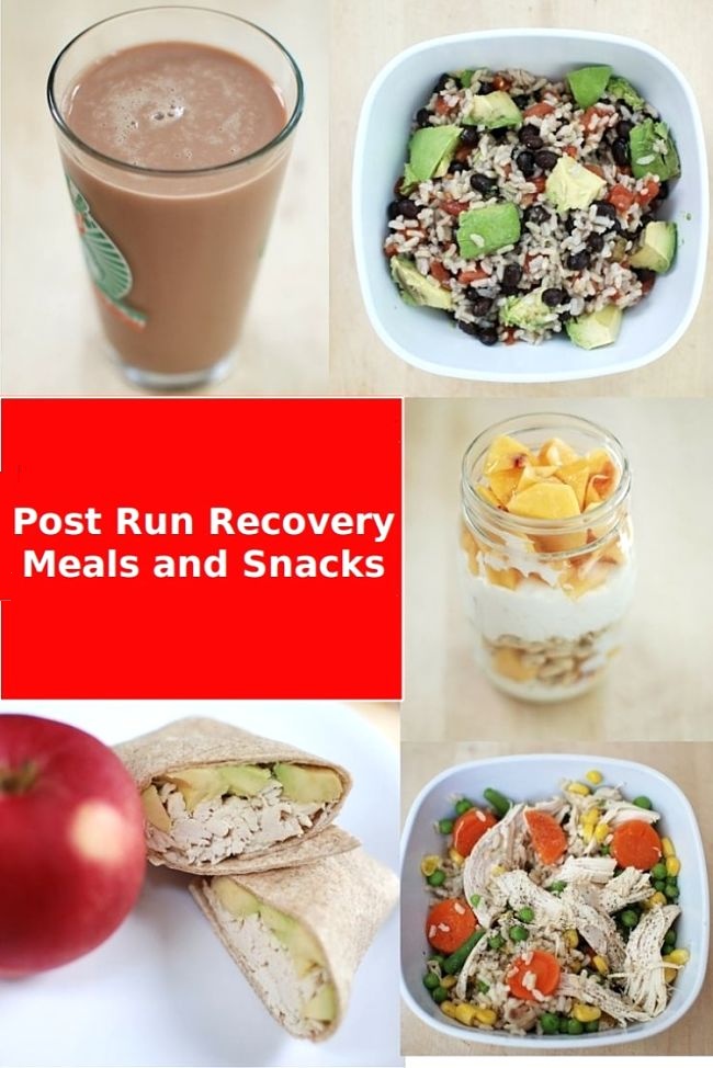 What foods and snacks to eat AFTER a run