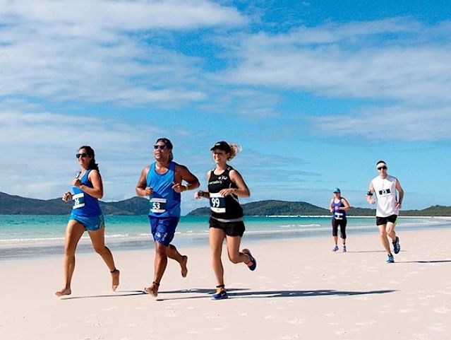 The beach is a great place to train and build your aerobic fitness